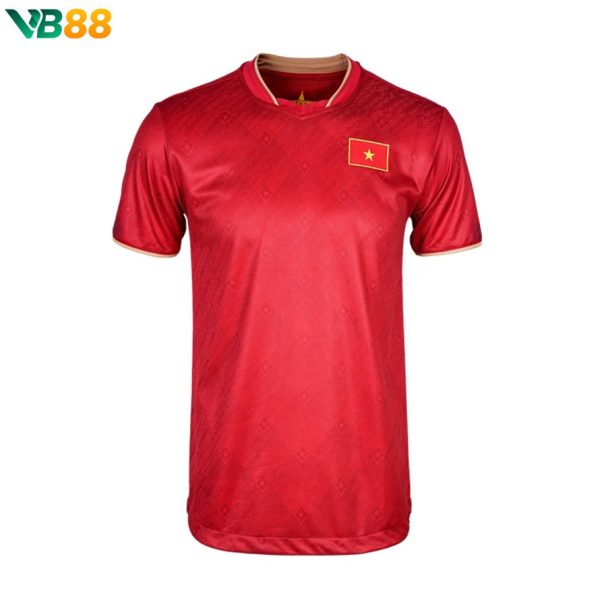 ÁO THI ĐẤU TUYỂN VIỆT NAM – MÁT LẠNH – Đỏ