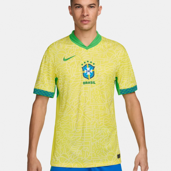 ÁO BÓNG ĐÁ TUYỂN BRAZIL SÂN NHÀ 2024 – CHÍNH HÃNG NIKE