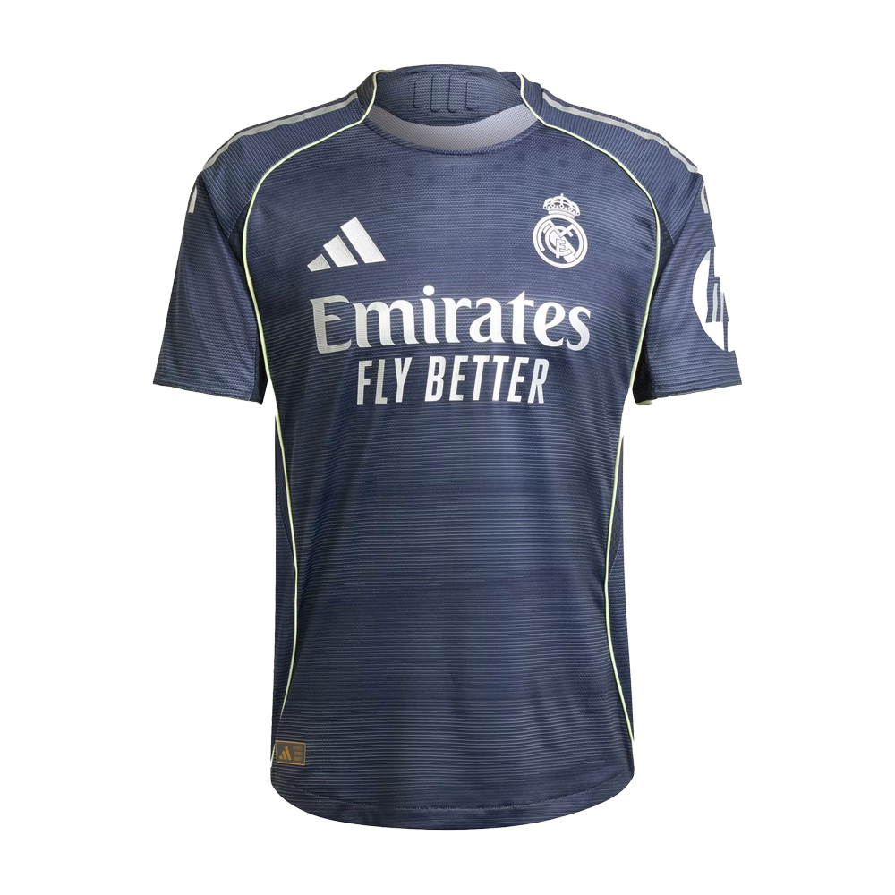 ÁO ĐẤU REAL MADRID 2025/26 – SÂN KHÁCH – CHÍNH HÃNG