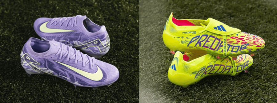 So sánh giày đá bóng Nike và Adidas 1